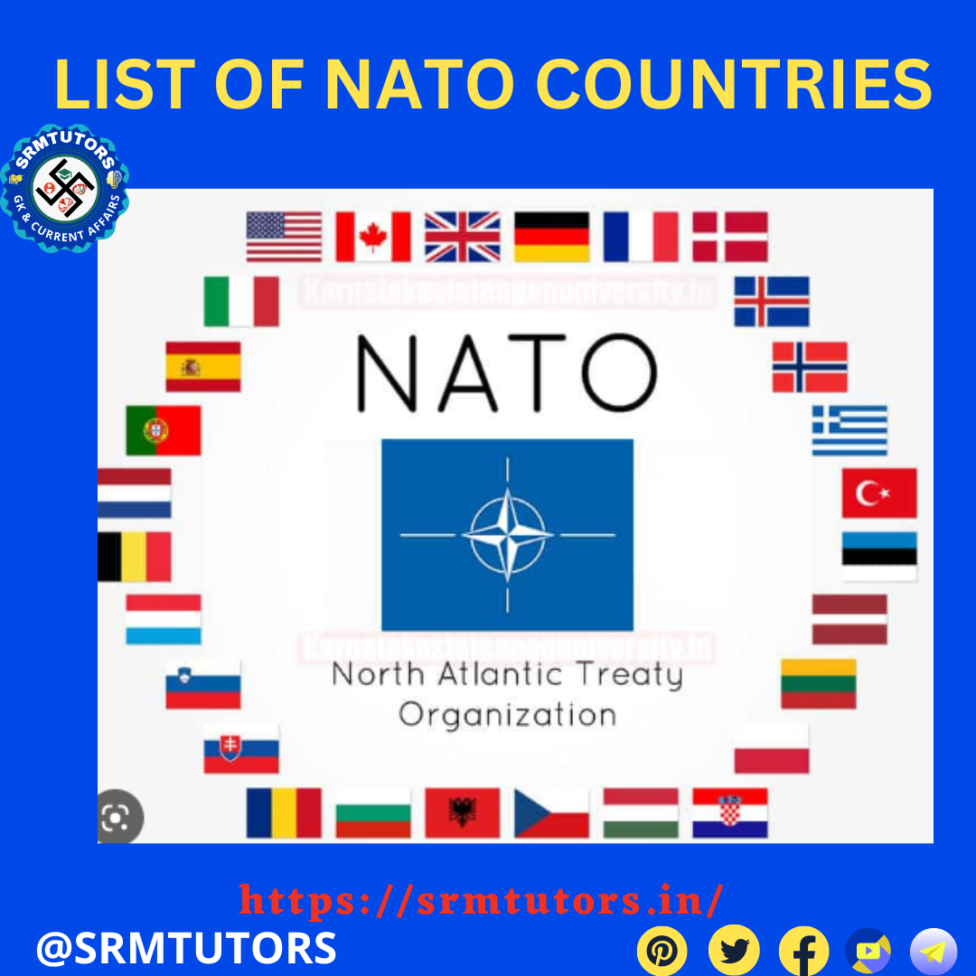 List of NATO Countries 2023, Latest NATO Countries SRMTUTORS